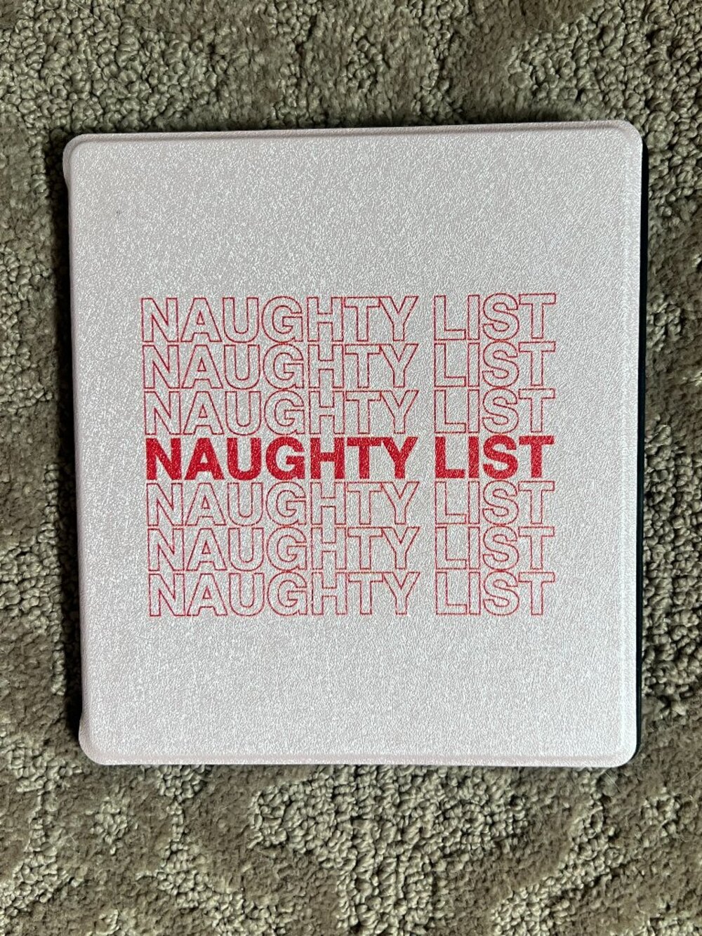 Page the Shop "Naughty List" Kindle Oasis Case (9th/10th Gen) — Like New